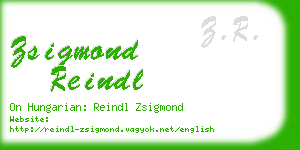zsigmond reindl business card